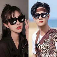 Thug Life black sunglasses, European and American Hiphop accessories Dubai Rapper