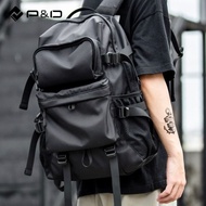 P&D Men Fashion Backpack 26L Laptop 17 Inch Waterproof Travel Outdoor Bagpack School Teenage