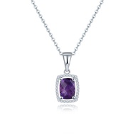 Lohaspie Jewelry Pure Pendants Silver 925 Original Natural Garnet 925 Sterling Silver Simple Stytle 