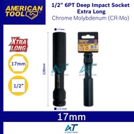 MATA AMERICAN TOOL 1/ 2 INCH 17MM 17 MM 6PT IMPACT SOCKET WRENCH CR-MO EXTRA LONG SOCKET – DEEP IMPA
