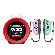 【預購】Nintendo Sound Clock Alarmo 互動式鬧鐘+Switch Joy-Con 控制器 左右手套組 粉紫綠