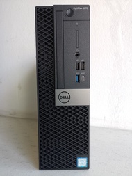คอมมือสอง Dell Optiplex 5070 SFF CPU Intel Core i7-9700   3.0 GHz  ( Gen 9 ) ฮาร์ดดิสก์ SSD  ลงวินโดว์แท้ พร้อมโปรแกรมพื้นฐาน ใช้งานได้ทันที