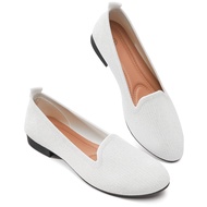 Women's Sparkly Flats Shoes Shiny Mesh Loafers Shoes Soft Memory Foam Flats