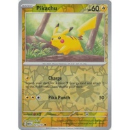 [Binder Condition] Pikachu [Reverse Holo] #25 Pokemon Scarlet & Violet 151