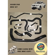 NISSAN NAVARA D40 - RADIATOR & BY PASS HOSE SET
