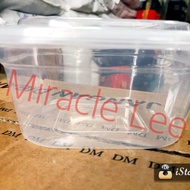 CONTENTS 50 PCs Thinwall 750 SQML - Take away 750 SQ - Square - Box - FOOD GRADE