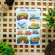 Bohol Philippine Postcard, Filipino Postcard, Filcozy Postcard, Bohol Charm Postcard, Art Print