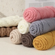 8ply milk yarn Cotton Wool 100g Thread for Knitting Scarf Handmade DIY Fabric