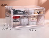 Transparent Cosmetic Storage Lid 3 Drawers Makeup Jewellery Storage Display Organizer Bekas Almari A