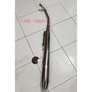 Mufflerknalpot HONDA C700 C800 Supercub C 700 C 800