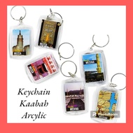 KEYCHAIN KAABAH MEKAH MADINAH ARCYLIC DOORGIFT