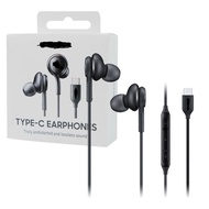 AKG Earphones 3.5mm USB-C (Type-C) Plug True Bass Wired Handsfree Headphone Earpiece Earbuds Microph