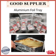 【Ready Stock】5Pcs/set Aluminium Foil Tray with Clear Lid Rectangle / My Chef Foil Tray 4438-P 405-P 