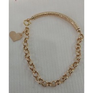 TAUCO BRACELET with BAR 10K GOLD