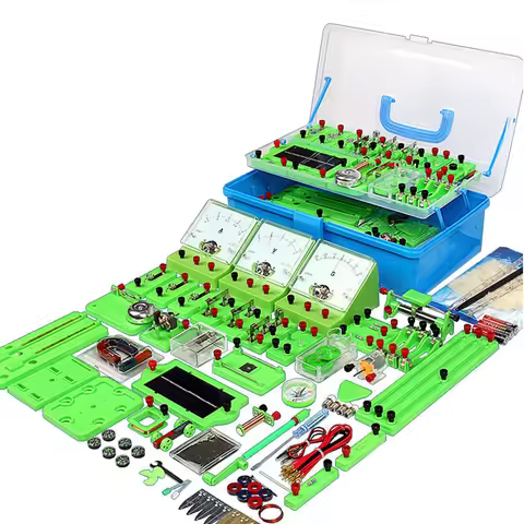 Lab Electricity Experiment Kit Junior High School Electromagnetics Physics Circuit Equipment for Tea