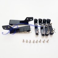 Universal Hatchback Rear Bracket Spoiler Gt Wing Lightweight Rear Spoiler Clamp Type Rear Wing 2 pcs