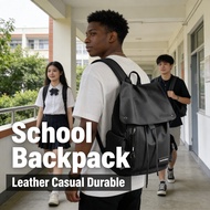 Casual School Bag Pack Bag Pack Backpack Leather