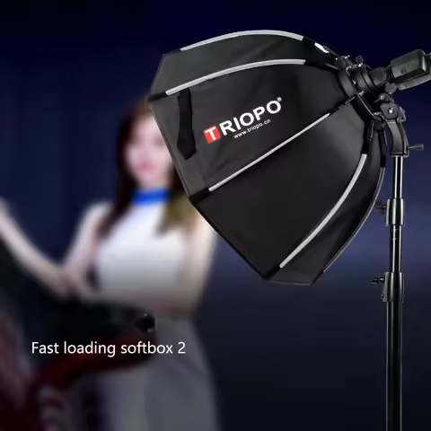TRIOPO 55cm Umbrella Softboxs Portable Outdoor Octagon For Godox V860II TT600 TT685 YN560 III IV TR-