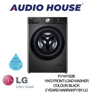 LG FV1411S2B  11KG FRONT LOAD WASHER  COLOUR: BLACK  WATER EFFICIENCY LABEL: 4 TICKS *** 2 YEARS WARRANTY BY LG