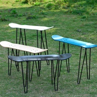Creative Skateboard Stool Detachable Solid Color Spray Paint Board Piece