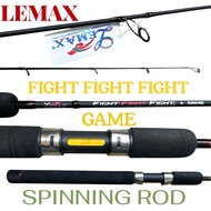 LEMAX FIGHT FIGHT FIGHT GAME SPINNING AND CASTING FISHING ROD