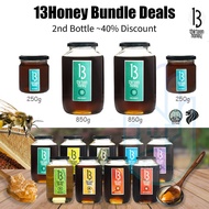 [SG] 13 Honey Bundle Deal / Natural Pure Honey Organic Honey Raw Honey  / Wild Honey Stingless Honey