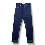 HIJAU SELVEDGE DENIM ACCENT 16OZ/DENIM GREEN/DENIM 15OZ/MEN'S LONG PANTS