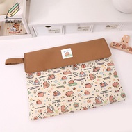 EduElite Công Suất Lớn Dễ Thương Capybara In Thư Mục Tập Tin Phim Hoạt Hình Di Động Mini Capybara Lư