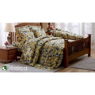 JESSICA ชุดผ้าปูที่นอน ขนาด 6 ฟุต (5 ชิ้น) ไม่รวมผ้านวม (ของแท้ 100%) รหัส MN003