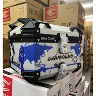 Coocase Aluminium World Blue Top Box (Reflective)