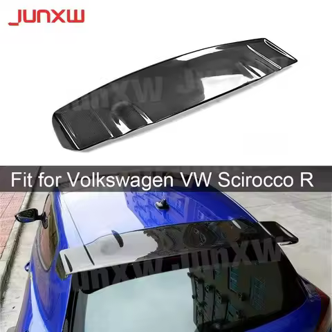 Carbon Fiber Rear Roof Spoiler Trunk Wings for Volkswagen VW Scirocco R 2009-2017 Roof Scirocco Spoi