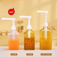 1100ml Coffee Syrup Dispenser with Pump Scale Drip Dispenser, 5/8/10CC.