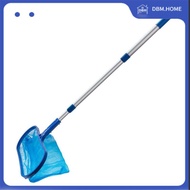 DBM.HOME-Swimming Pool Accessories Skimmer Net with Adjustable Telescopic Pole Deep Bag Net Water De