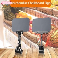 ELO11 Food Price Label, Advertising Display A4 A5 A6 Chalkboard Price Tag, Rewritable Erasable with 