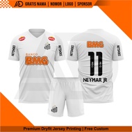 Santos 2013 Jersey Football Jersey Dry-fit Material Free Nameset