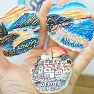 1pc, Albania Fridge Magnets, Albania Attractions Fridge Magnets, Beach Fridge Magnets, Scenic Fridge