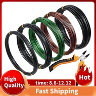 Aluminum Bonsai Training Wire Set of 5 Rolls-160 Feet Total, Includes Cutter& Adjustable Anodized Wi