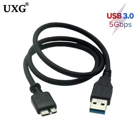 Micro B USB 3.0 Cable 5Gbps External Hard Drive Disk HDD Short Cable for Samsung S5 Note3 Toshiba WD