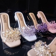 Flat Sandals DiamondWanita 3Cm HeelBENING | Lababeka Shoes Official sandal perempuan
