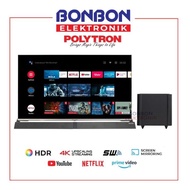 Polytron Led Tv 50 Inch Pld 50Bug9959 Smart Android 11 Soundbar New