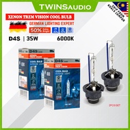 (2Pcs) Car Headlight HID Super Bright D1S/D2S/D3S/D4S XENON TREM VISION Headlight Bulb 6000k 35w