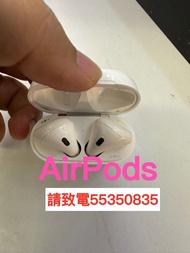 ❤️電55350835或ws❤️ iPhone Apple Airpods 99%新Bluetooth藍芽耳機補配原廠Airpod Pro 1左耳L耳或Airpods Pro 右耳R耳各自80元或Ai