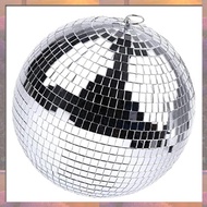 Mirror Disco Hanging Ball Mirror Disco Ball with Hanging Ring for Light Effect Party, Home Decoratio