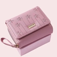 Aulia Wallet - wallet Wanita 3-fold wallet, latest coin card wallet