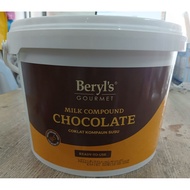BERYLS MILK COMPOUND LIQUID CHOCOLATE 5KG.EXP:10 september 2026