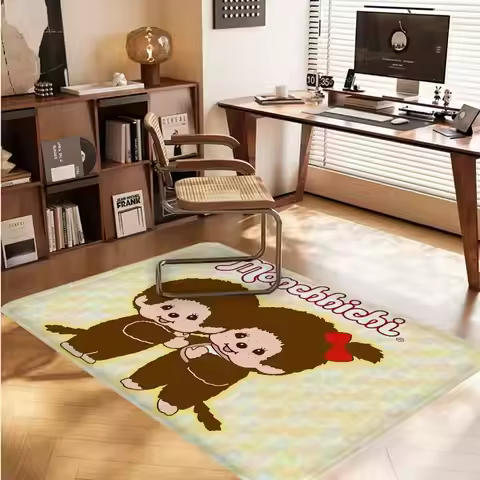 Cartoon M-Monchhichi Room Mats Anti-slip Absorb Water Long Strip Cushion Bedroon Mat Welcome Doormat