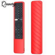 Qiunery Silicone Remote Control Case Compatible For Xiaomi P1 Mi Tv A2 58 55 50 43 32 43 P1e55 Xmrm-19 Protective Cover