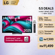 65 inch LG OLED evo AI TV C5 144Hz Gaming Mode* Dolby Vision & HDR10 4K UHD (2025)