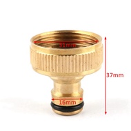 WARM HOUSEWORK 1/2 3/4 1 Inch Gardening Garden Tool Garden Faucet Brass Water Joints Nozzle Adapter Thread Quick Connector Hose Fitting