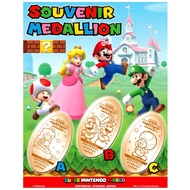 [77 Japan Daigou] Universal Studios 2024 Mario Commemorative Coin Luigi Princess Brigitte